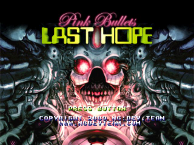 Last Hope - Pink Bullets Title Screen